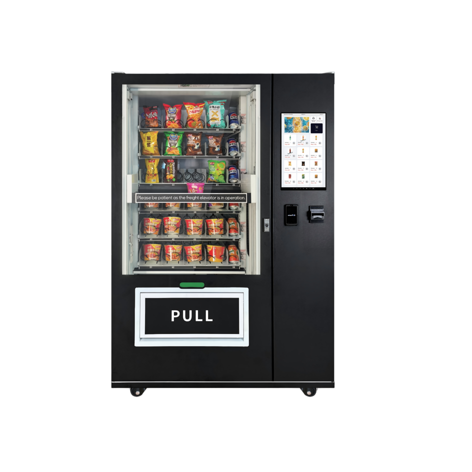 Lifting vending machine